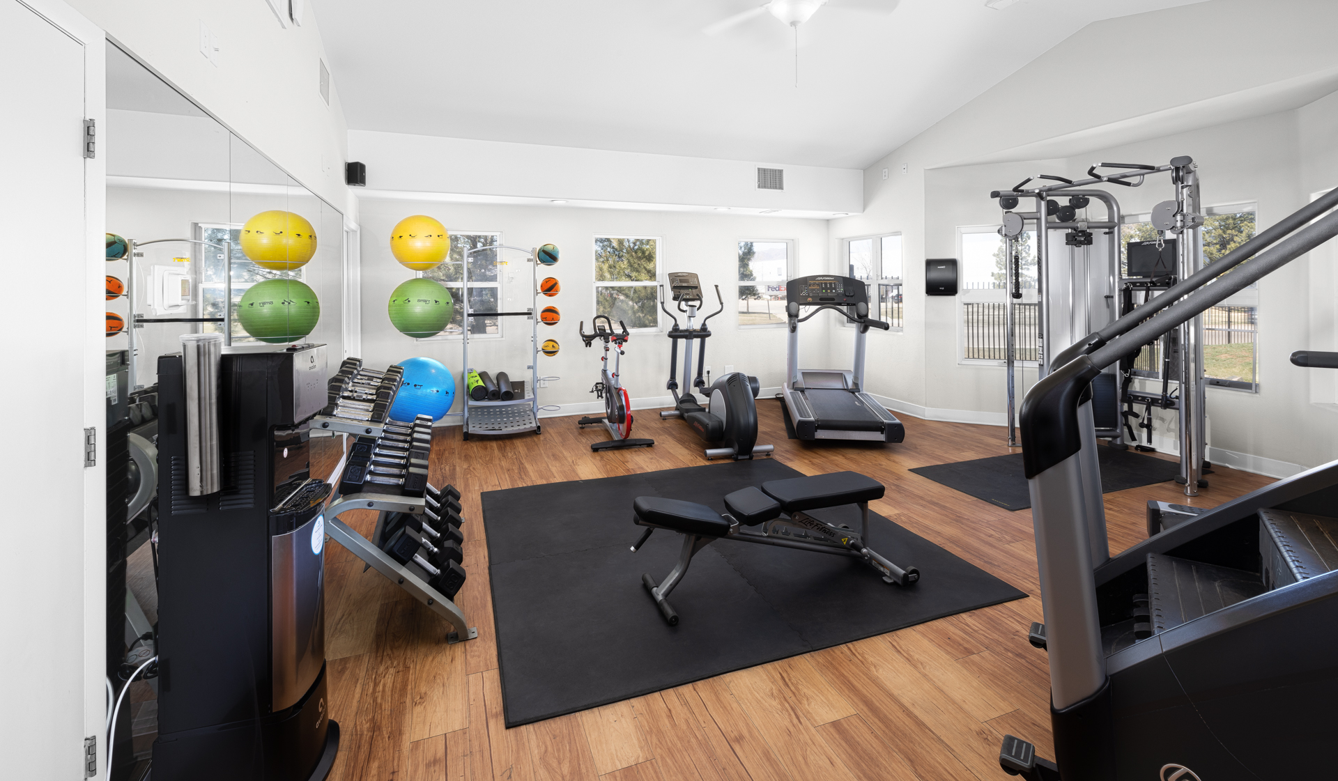 24-hour fitness center