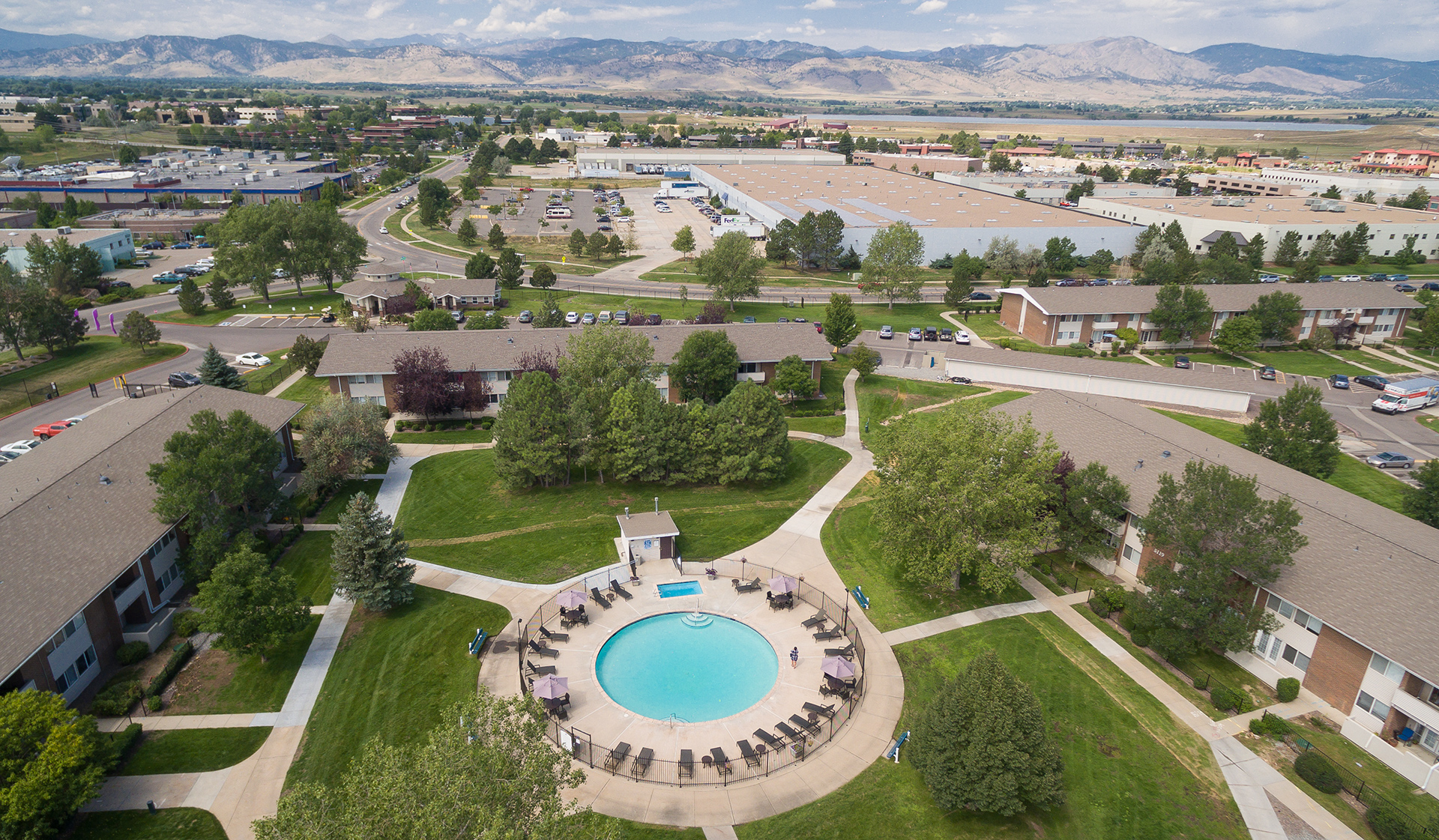 Take a dip in our community pool and hot tub