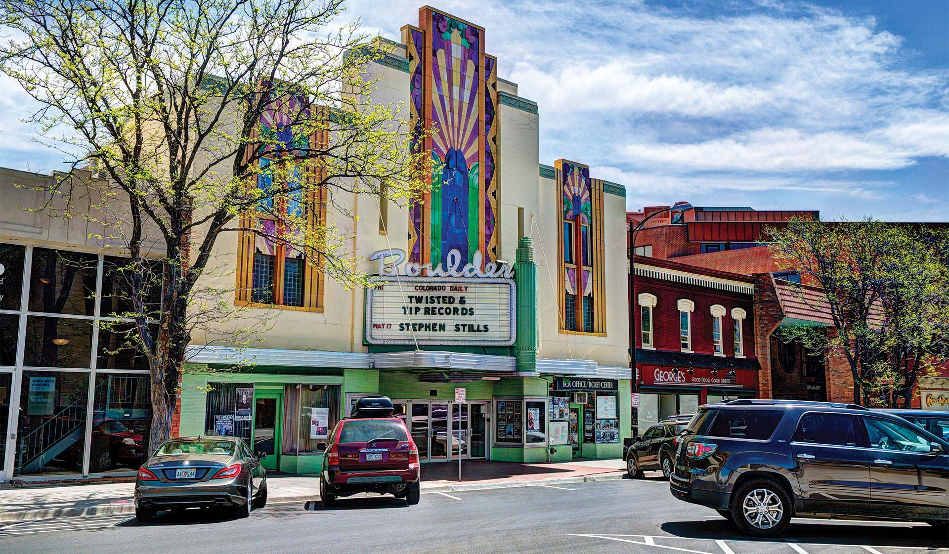 Close-by entertainment such as the Boulder Theater